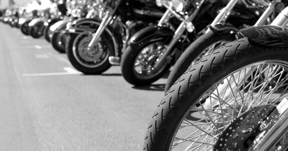 Motorcycles on the New Jersey Turnpike